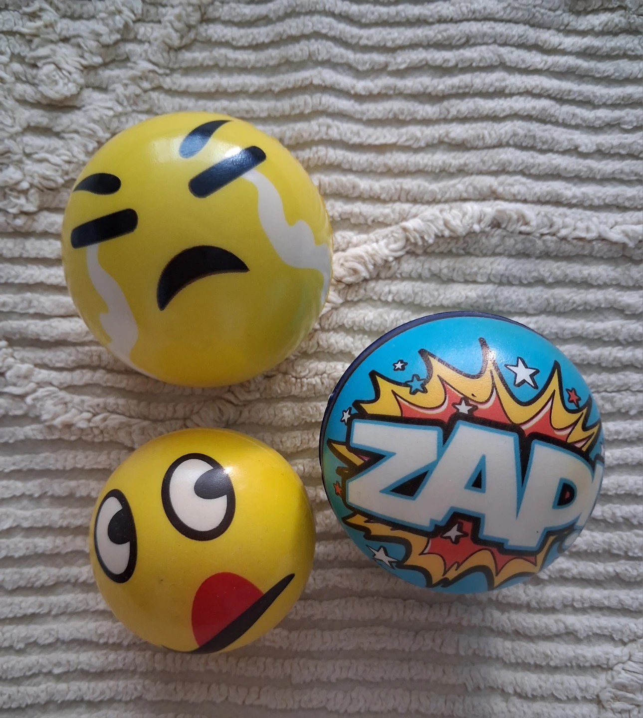 Set of 3 Emoji Stress Balls 3 for $2