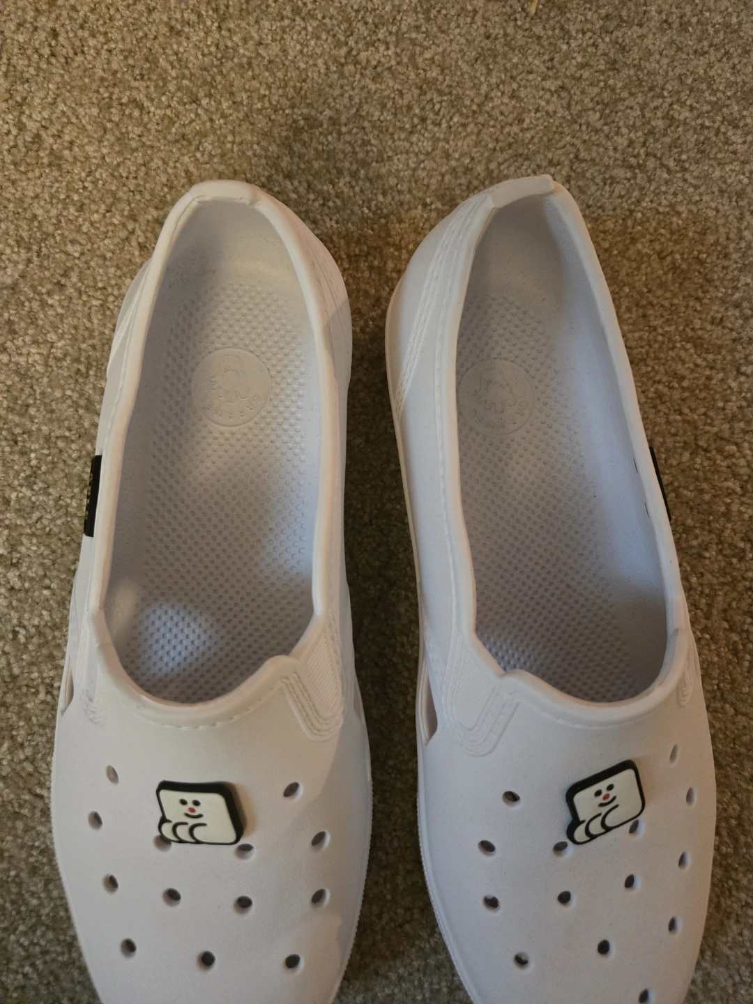 ABLE Tongtongmaru Clogs - White (Size 280) - Worn Once