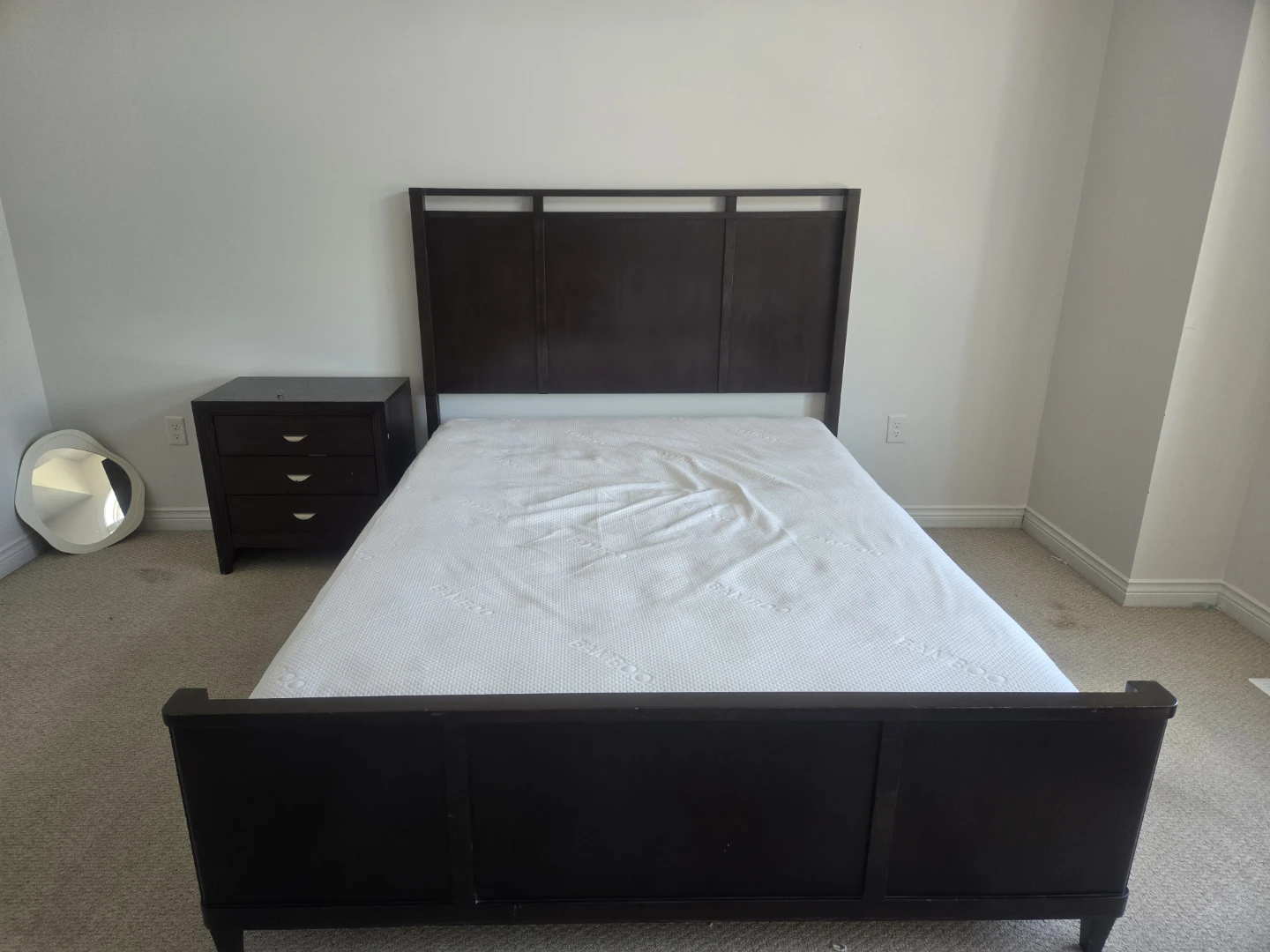 Dark Wood Bed Frame only - photo 2
