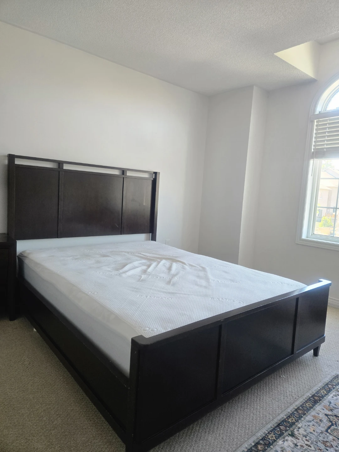 Dark Wood Bed Frame only - photo 3