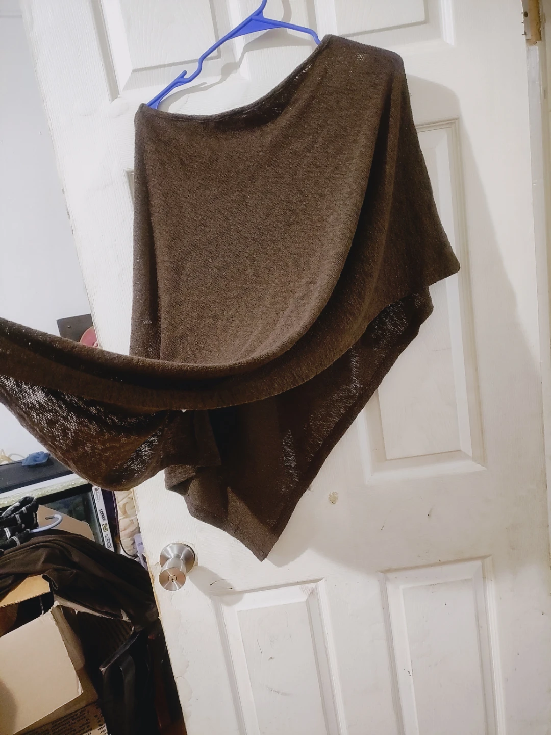 Brown Poncho size Small new - photo 2