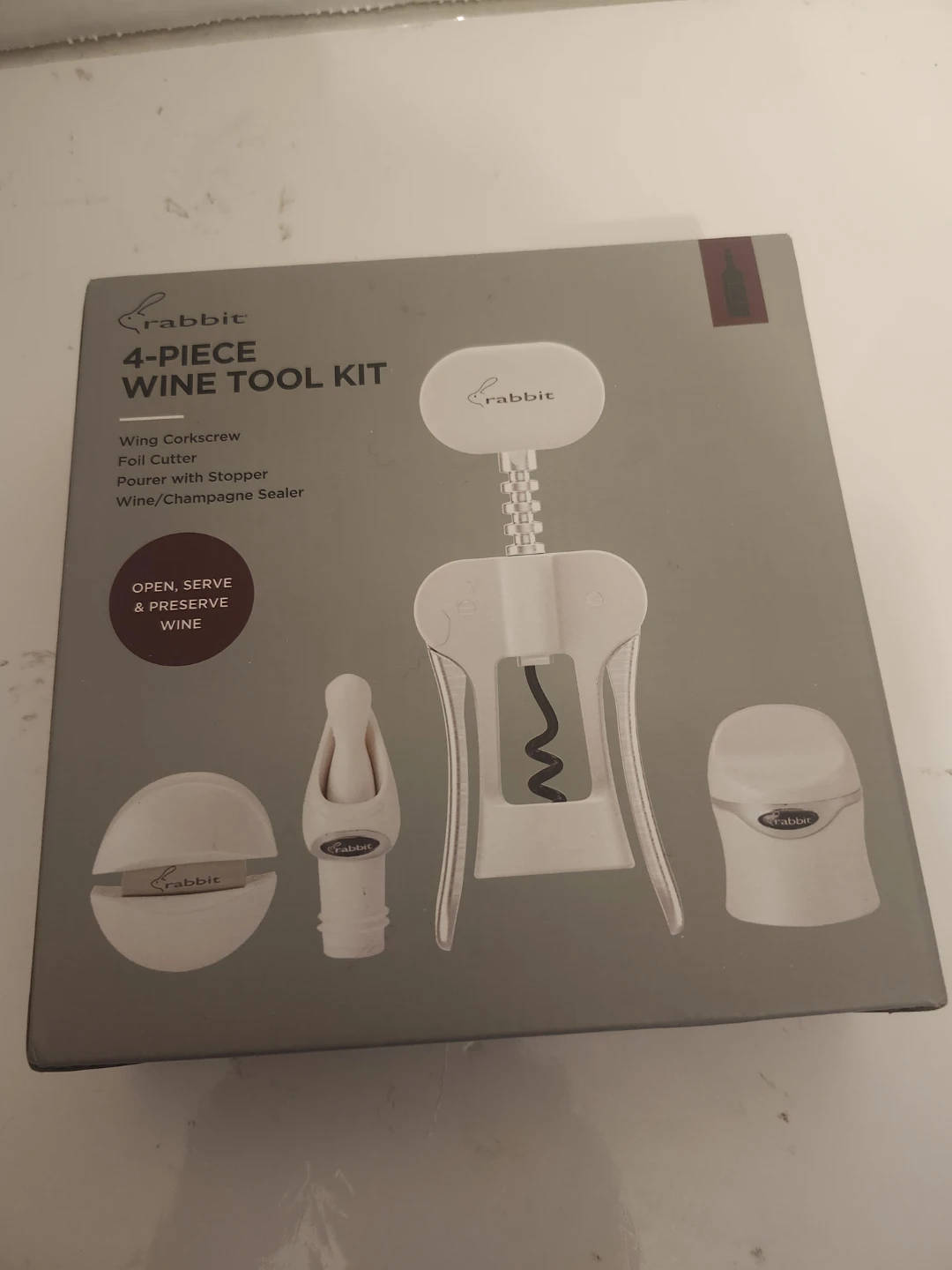 Rabbit 4-Piece Wine Tool Kit
