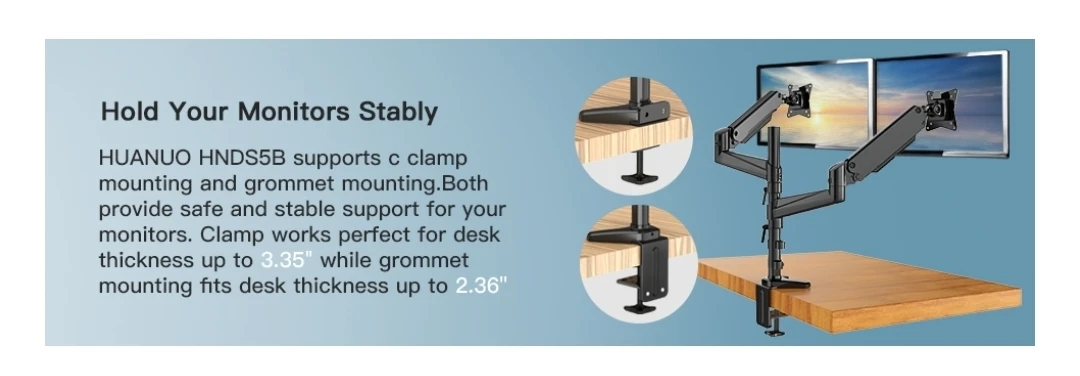 Dual Monitor Desk Mount - photo 4