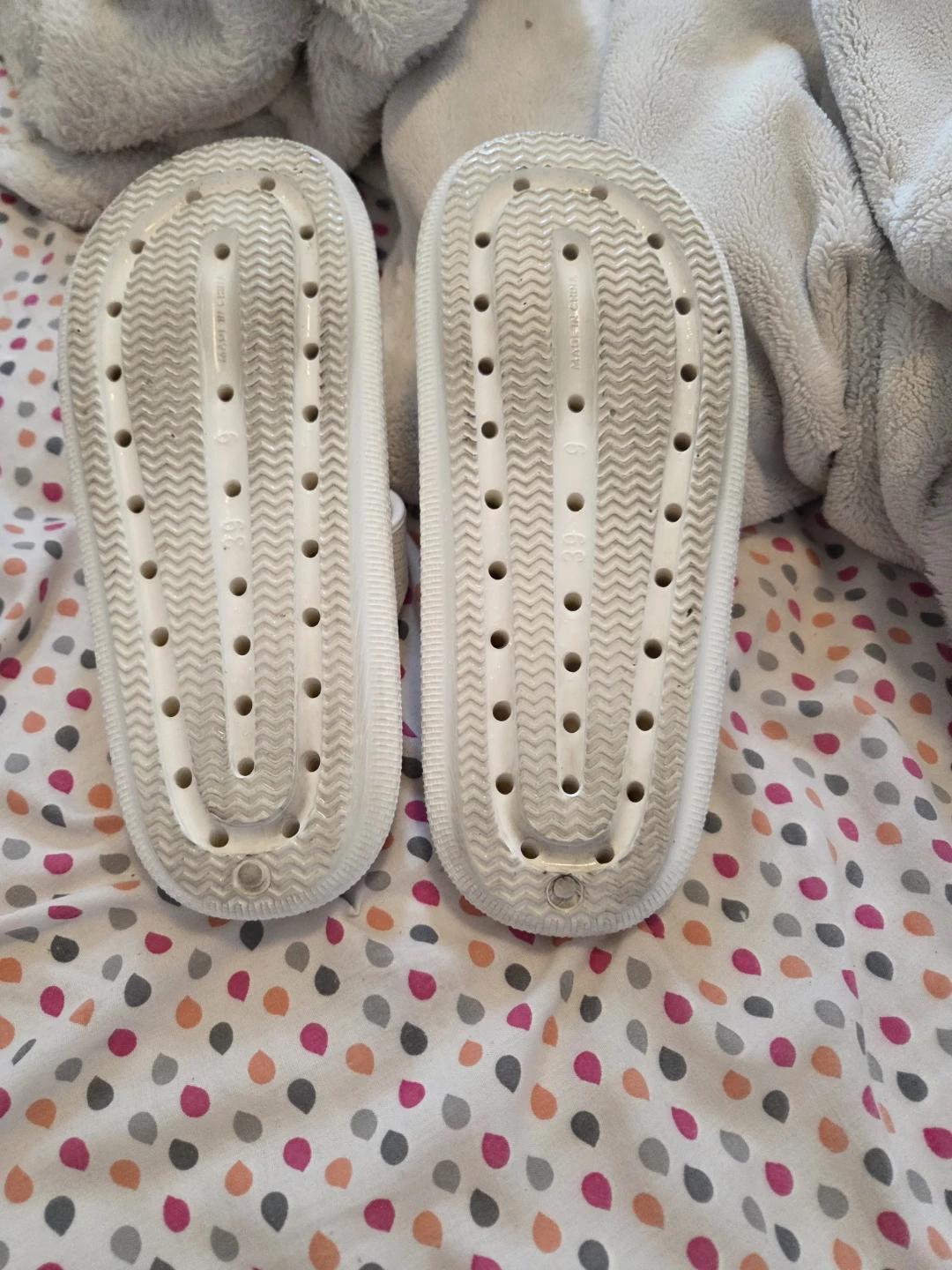 Cushionaire White Flip Flops Size US 9 / EU 39 - photo 4