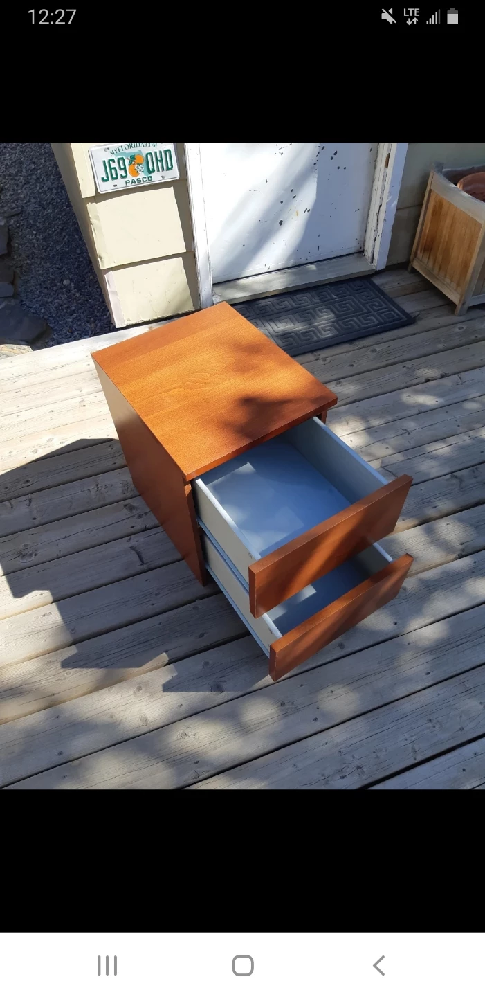 Side table with 2 drawers - photo 3