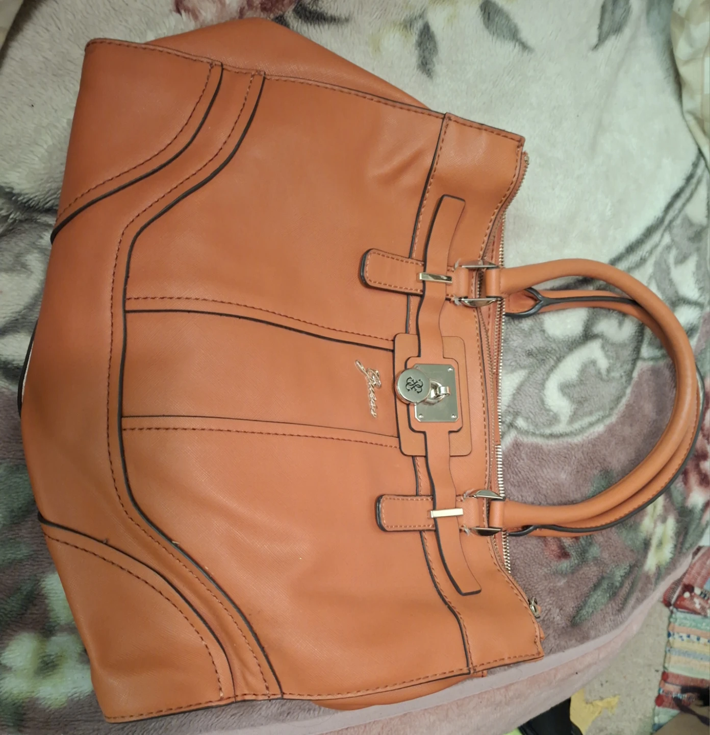 Orange Guess Handbag