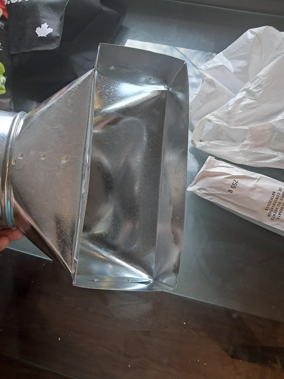 Galvanized Metal Transition Duct 6inch