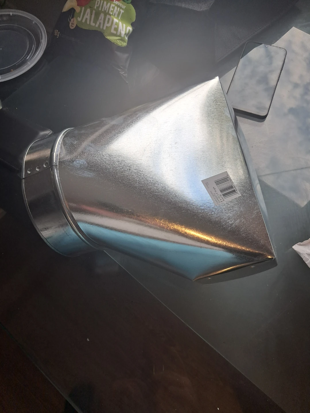 Galvanized Metal Transition Duct 6inch - photo 2