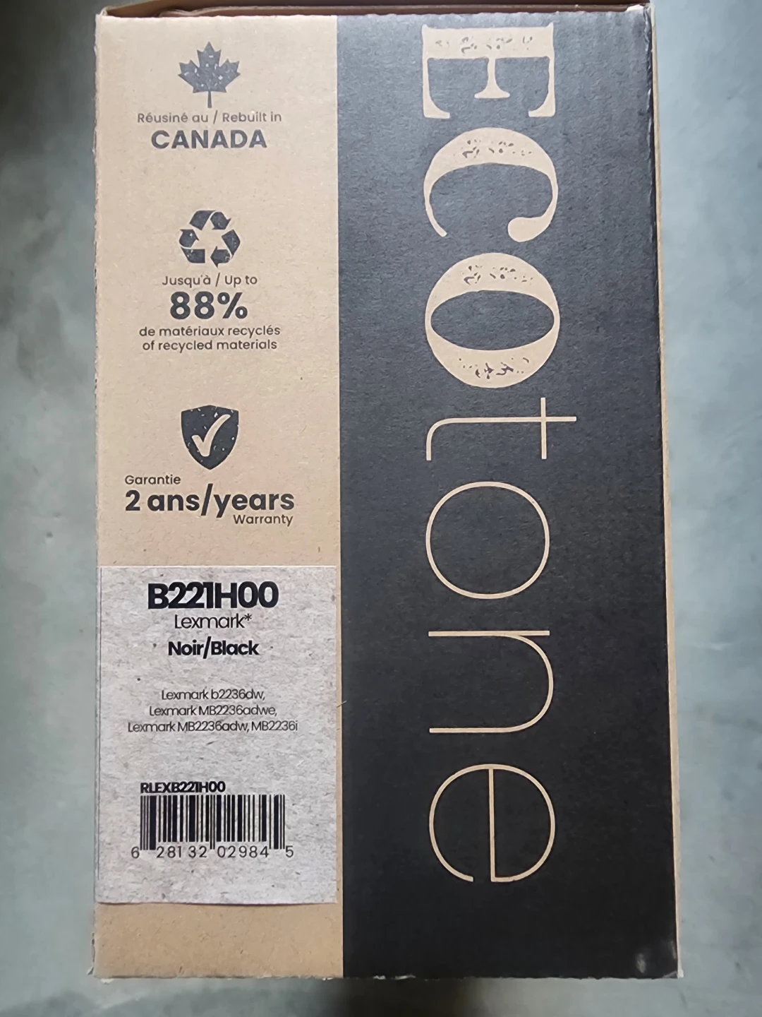 Ecotone B221H00 Remanufactured Toner Cartridge - photo 2