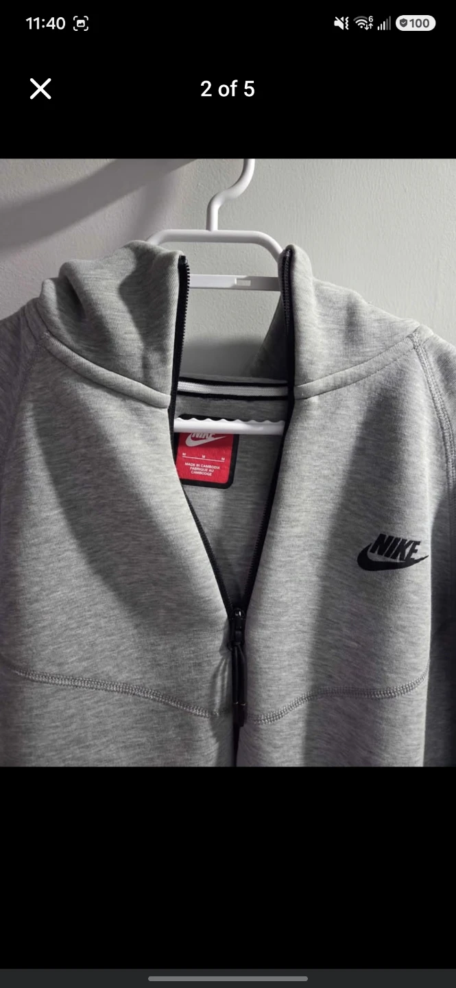 Nike Tech Fleece Tracksuit Grey - photo 2