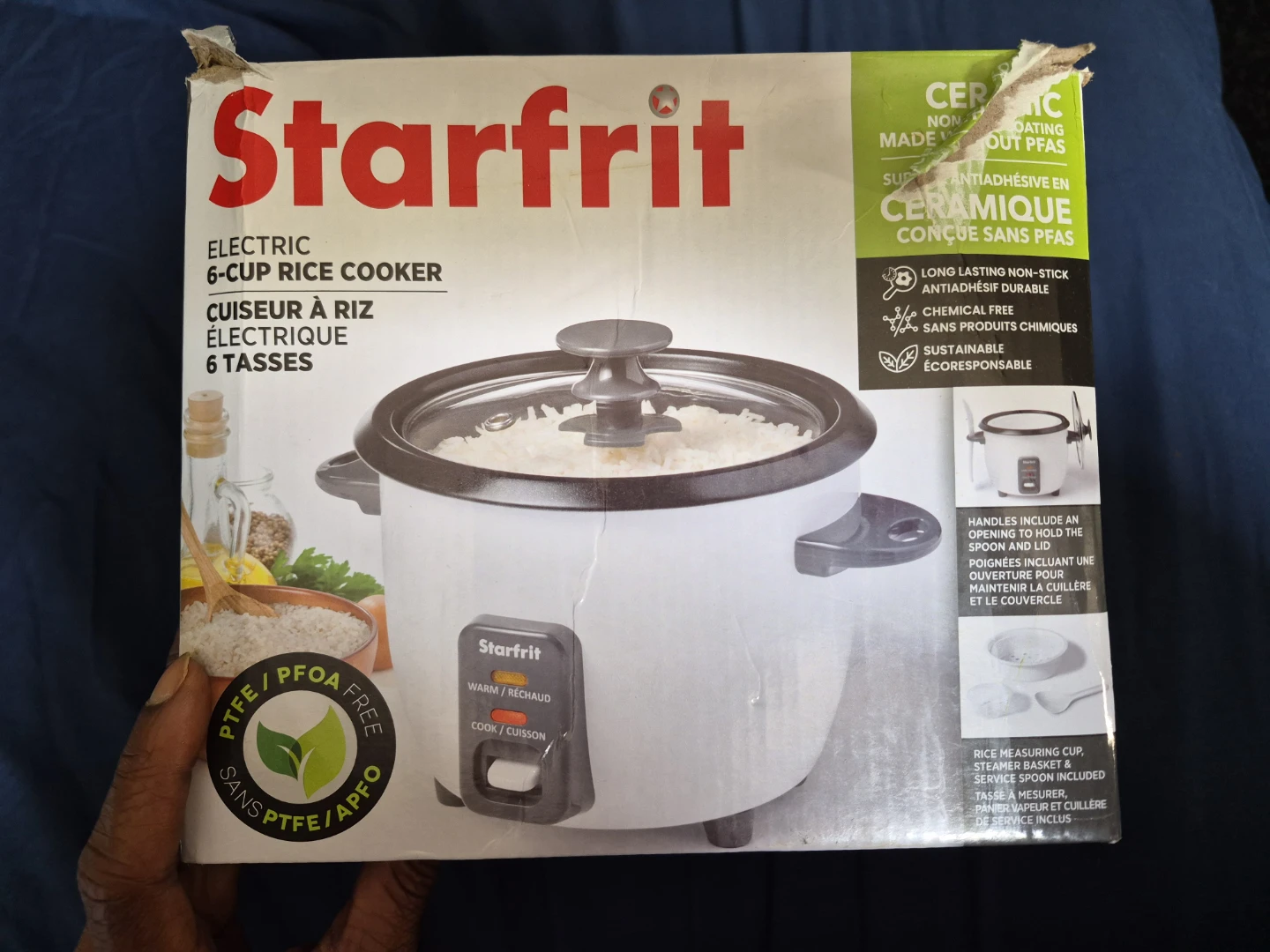 Starfrit Electric 6-Cup Rice Cooker