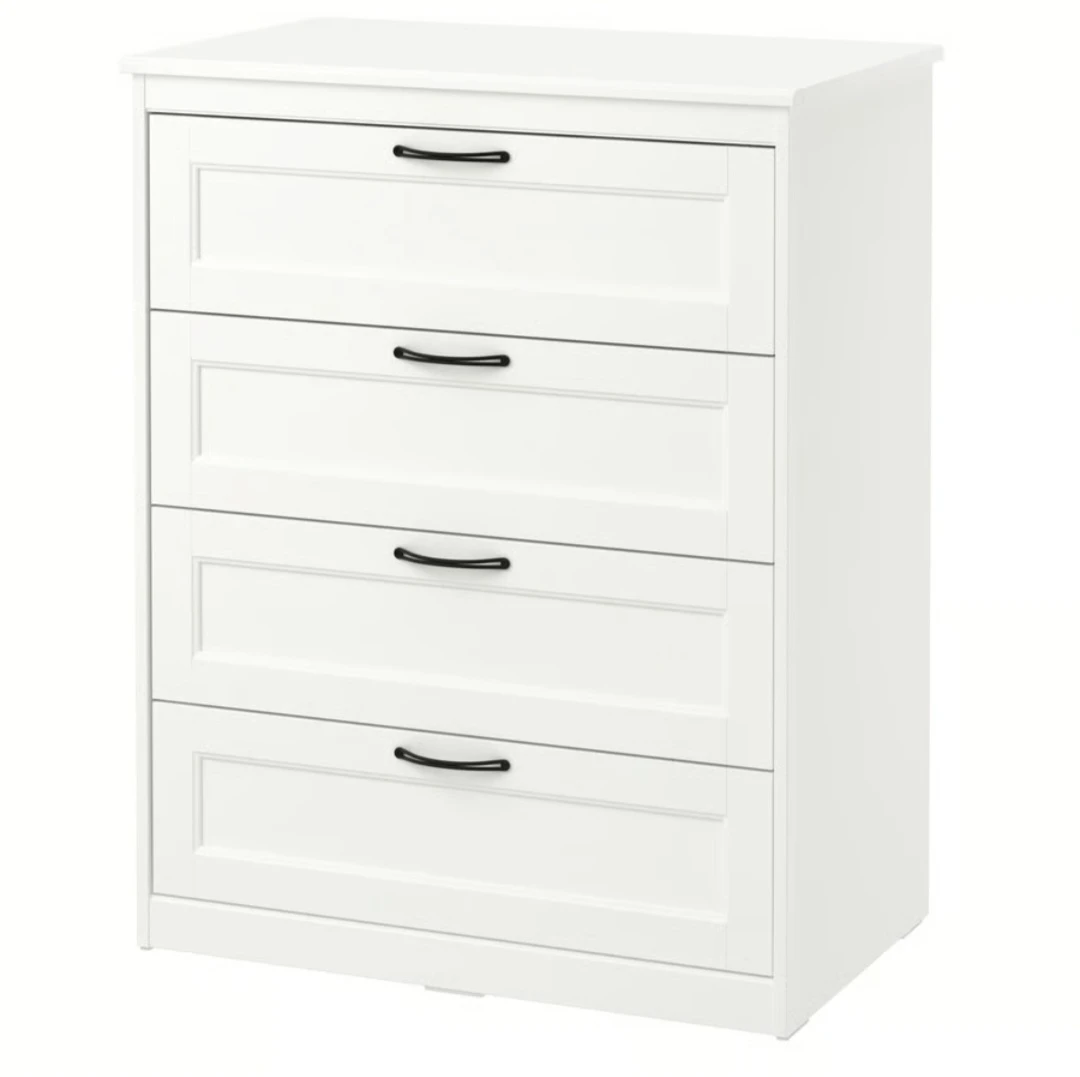 Ikea White 4-Drawer Dresser