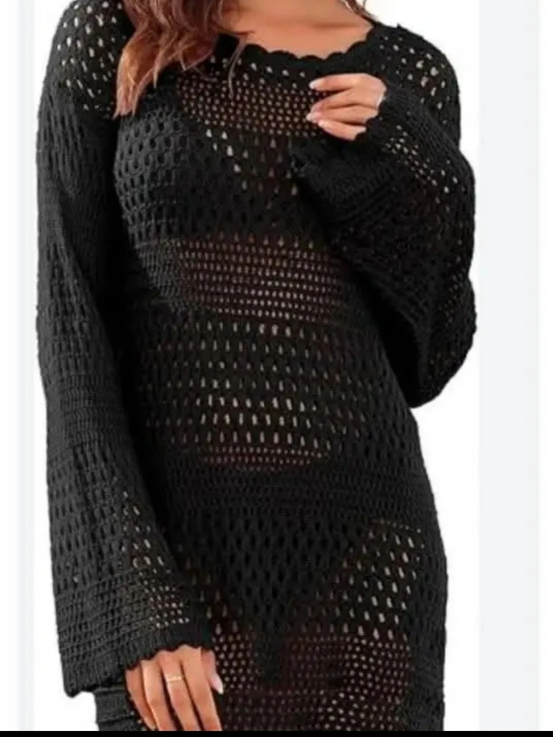 Sheer Kaftan Cover-Up