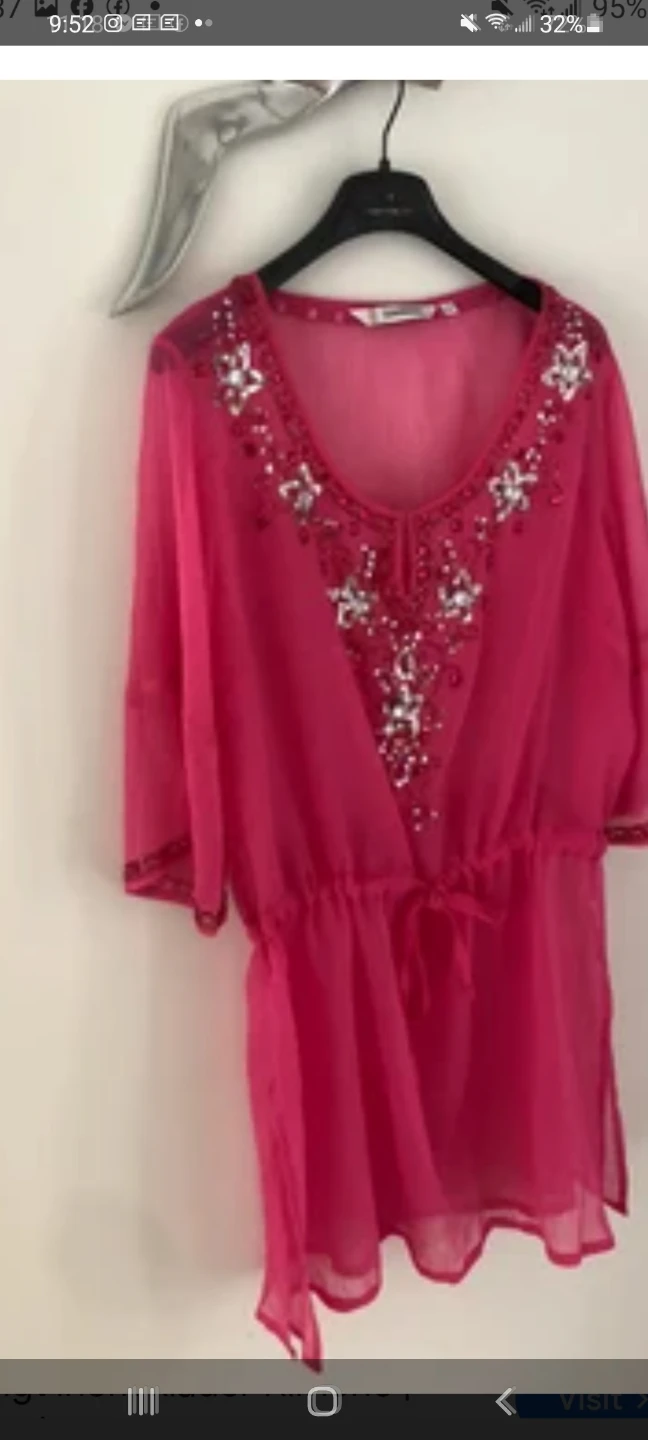 Sheer Kaftan Cover-Up - photo 2