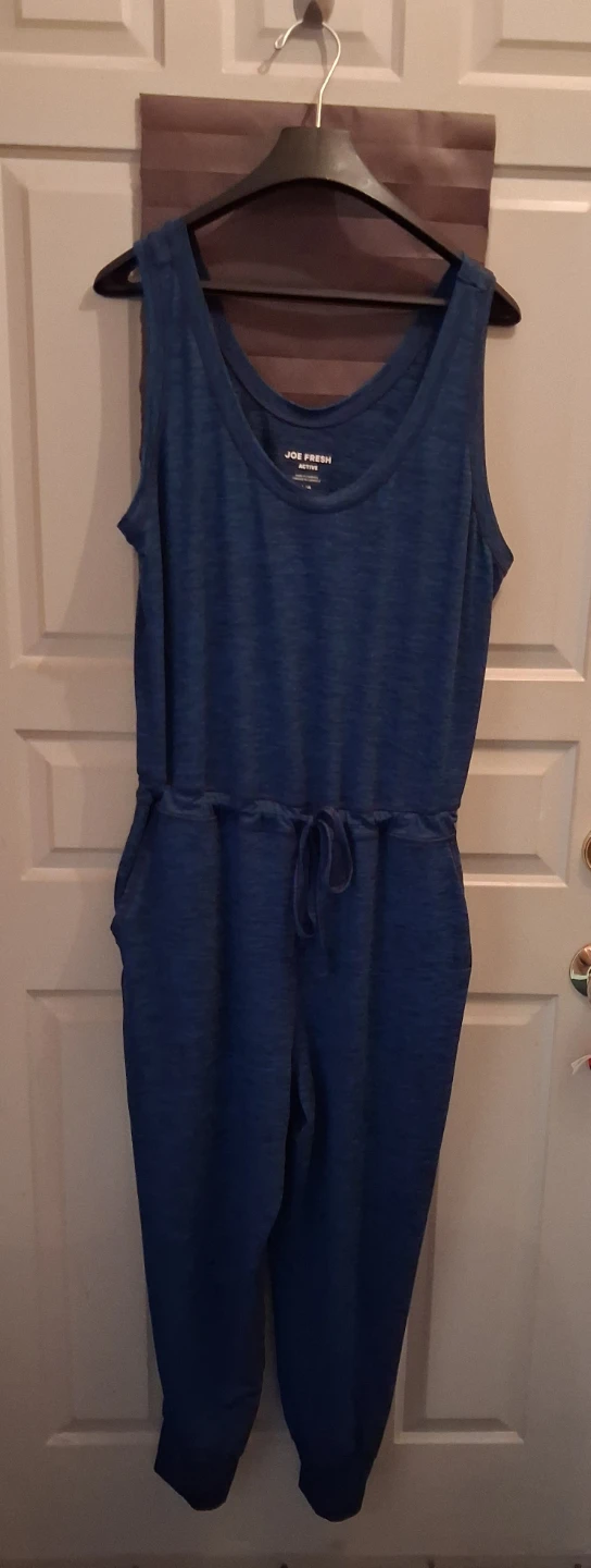 Joe Fresh Blue Sleeveless Jumpsuit. Large - photo 2