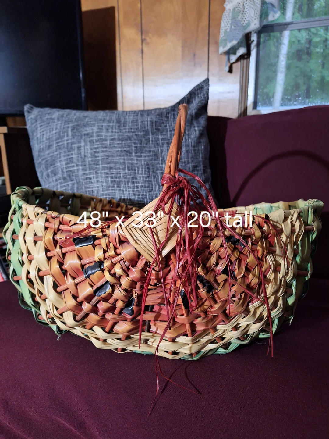 Woven Basket with Handle