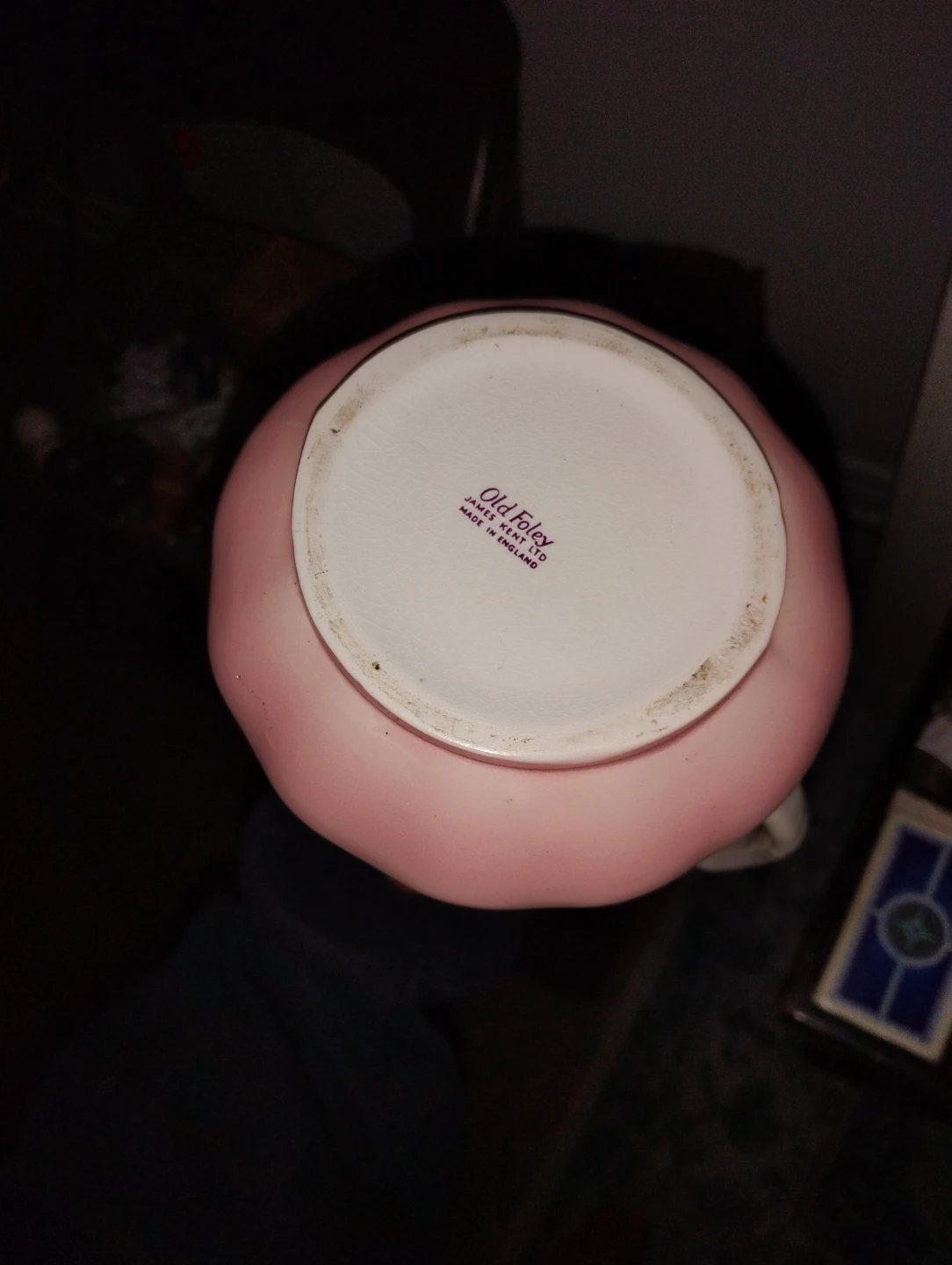 Old Foley "James Kent Ltd" Pink Floral Pitcher - photo 2