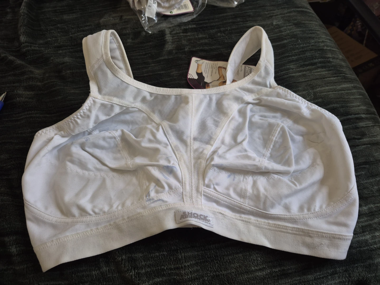 Shock Absorber Sports Bra White 36DD