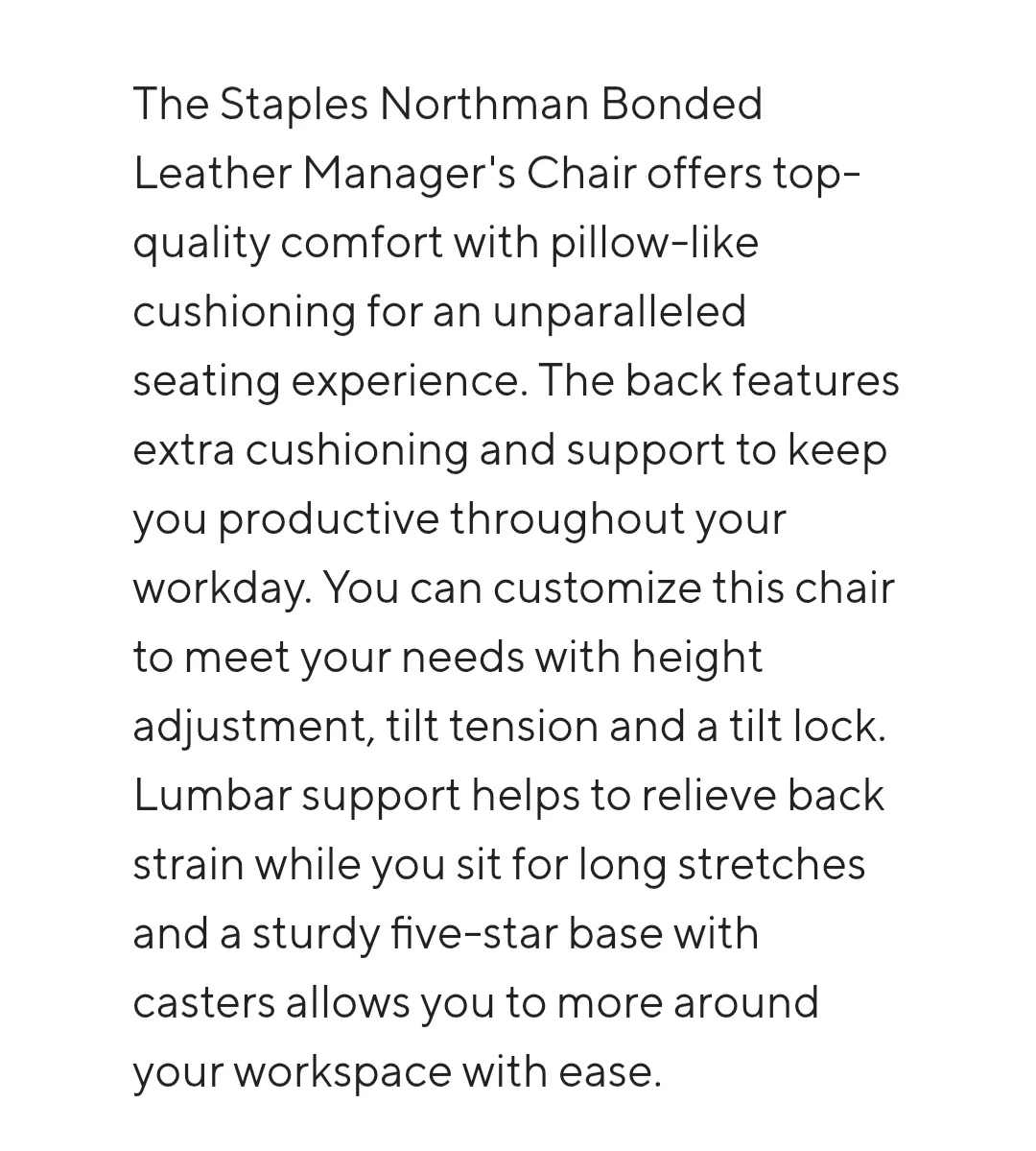 Northman Bounded Leather Office Chair - photo 4
