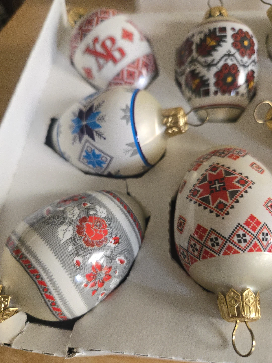 Set of 7 Decorative Ukrainian Egg Ornaments - photo 3