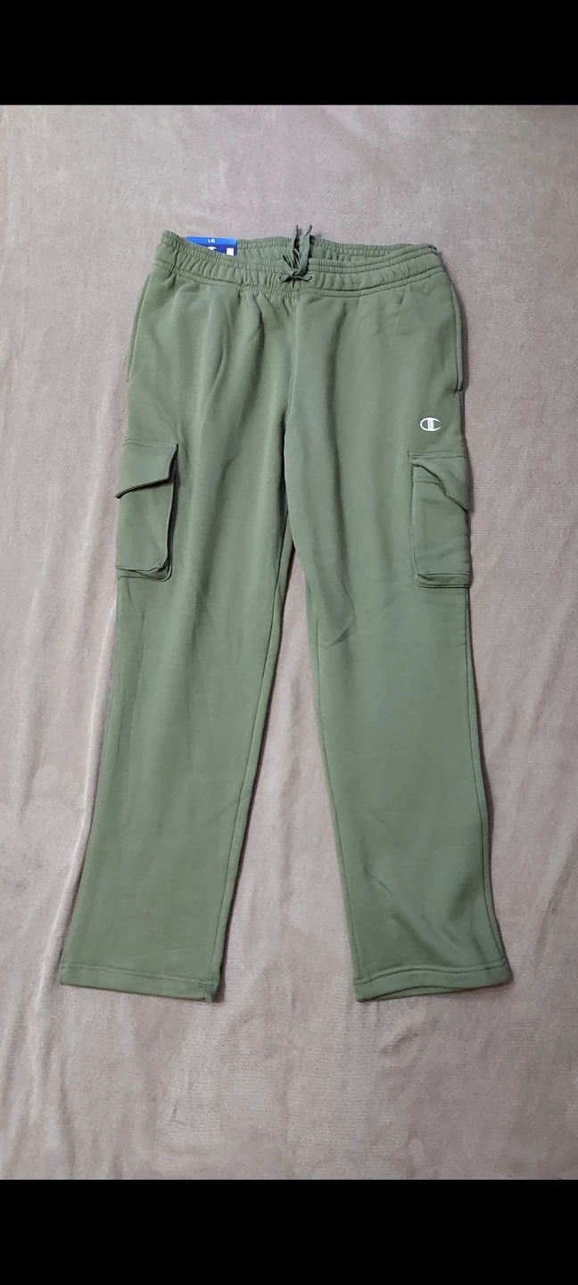 Champion Cargo Sweatpants - Olive Green - Large - photo 2