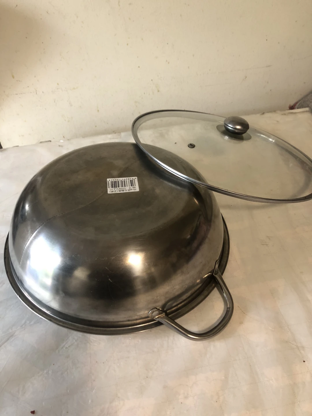 Stainless Steel Split Hot Pot with Lid - photo 3