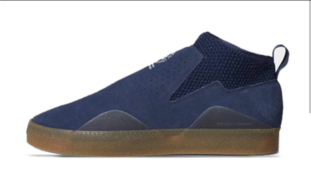 Adidas 3ST.002 Navy Blue Skateboard Shoes Size 8 - photo 3