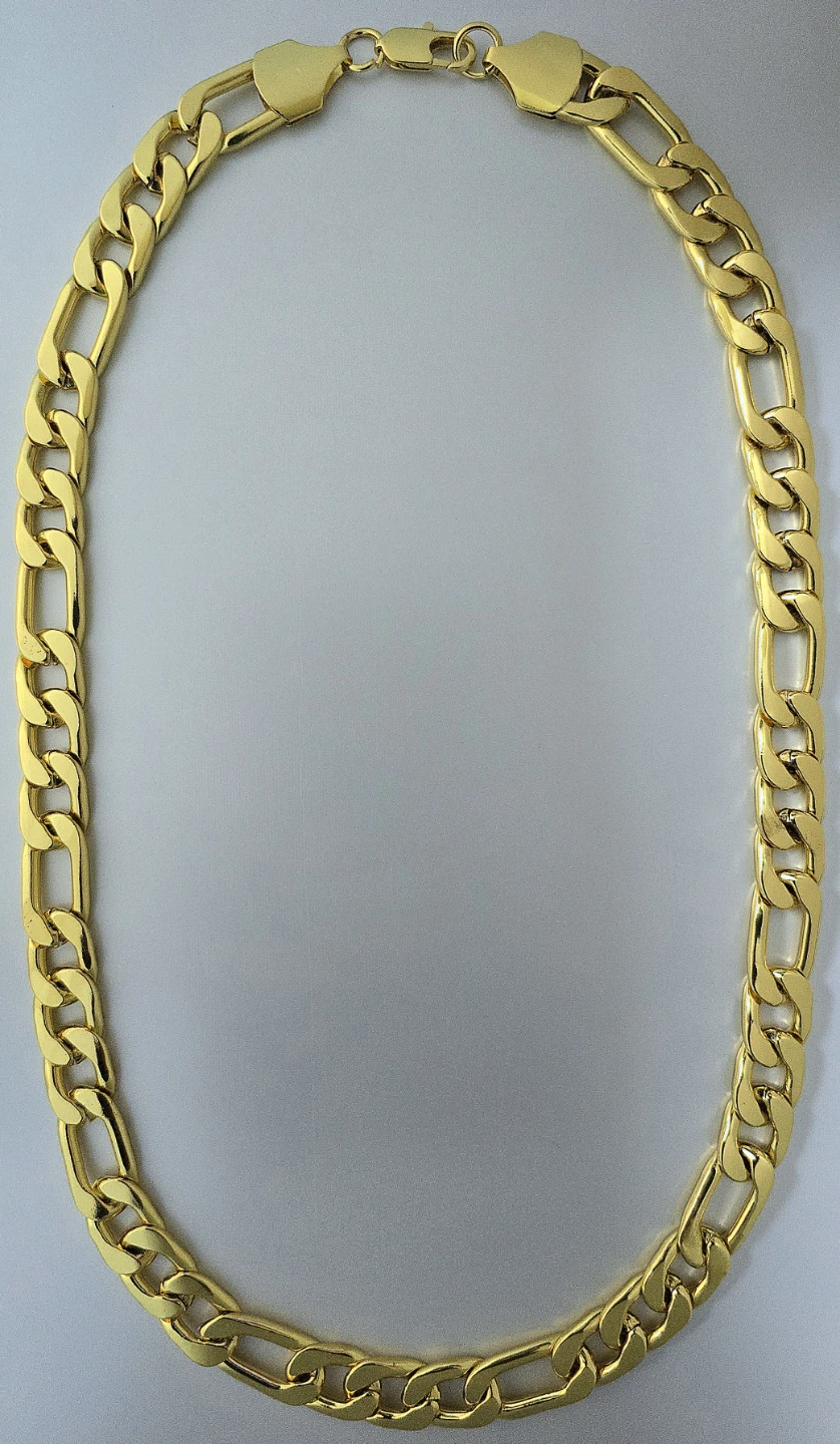 Figaro Flat Link Chain