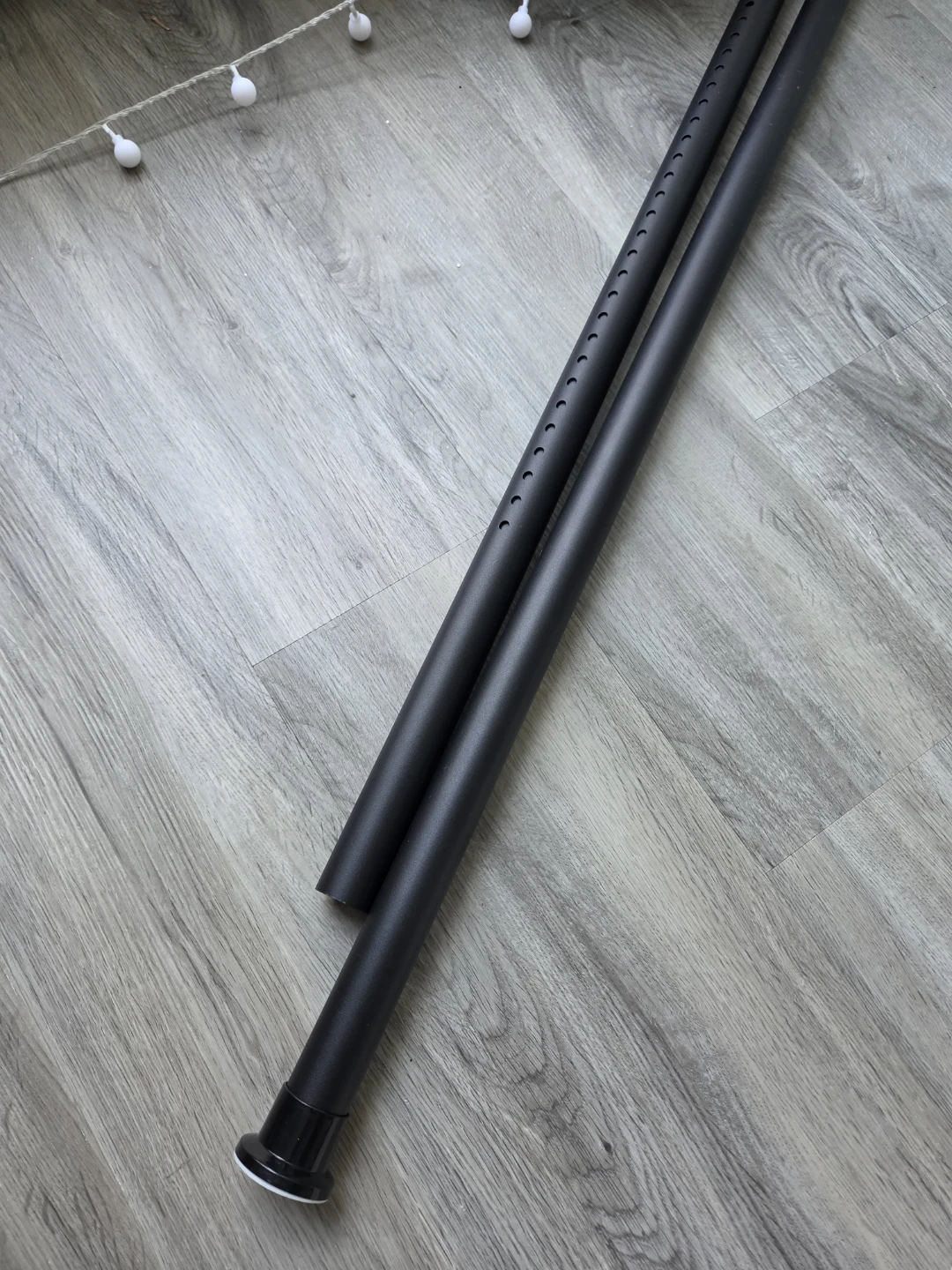 Tension Curtain Rod - Black - photo 2