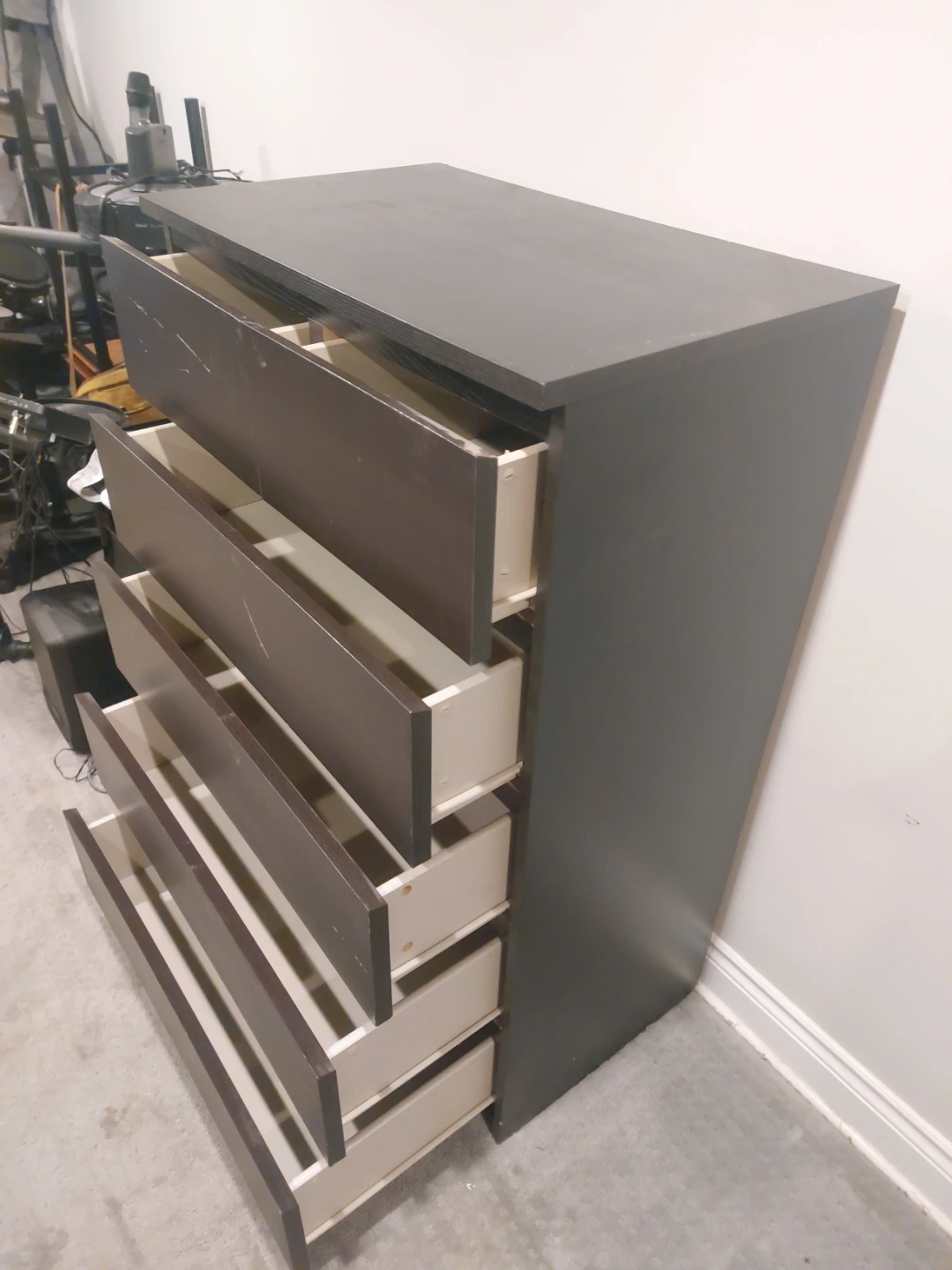 Dark Brown 6-Drawer Dresser - photo 3