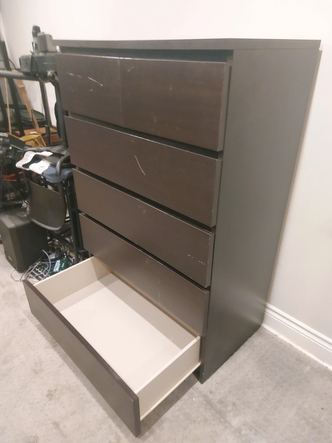 Dark Brown 6-Drawer Dresser - photo 5