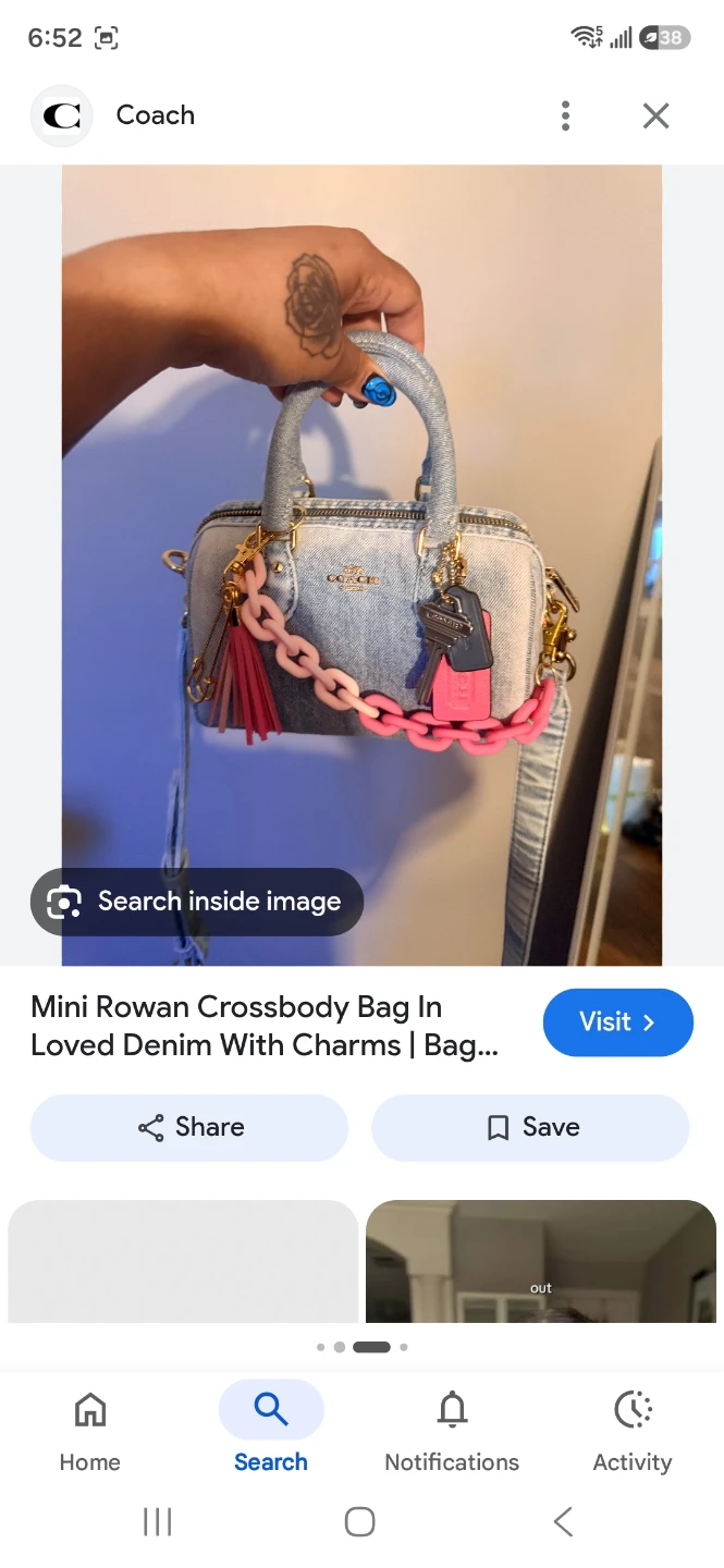 Coach mini rowan