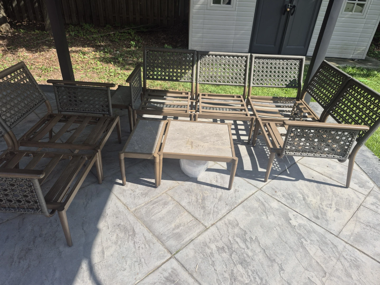 Outdoor patio set