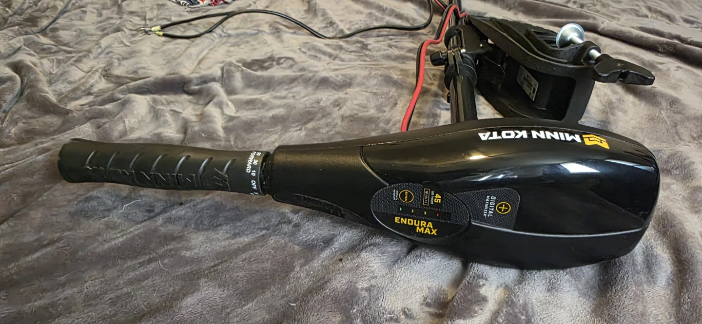 Minn kota endura max 45lb thrust electric trolling motor - photo 2