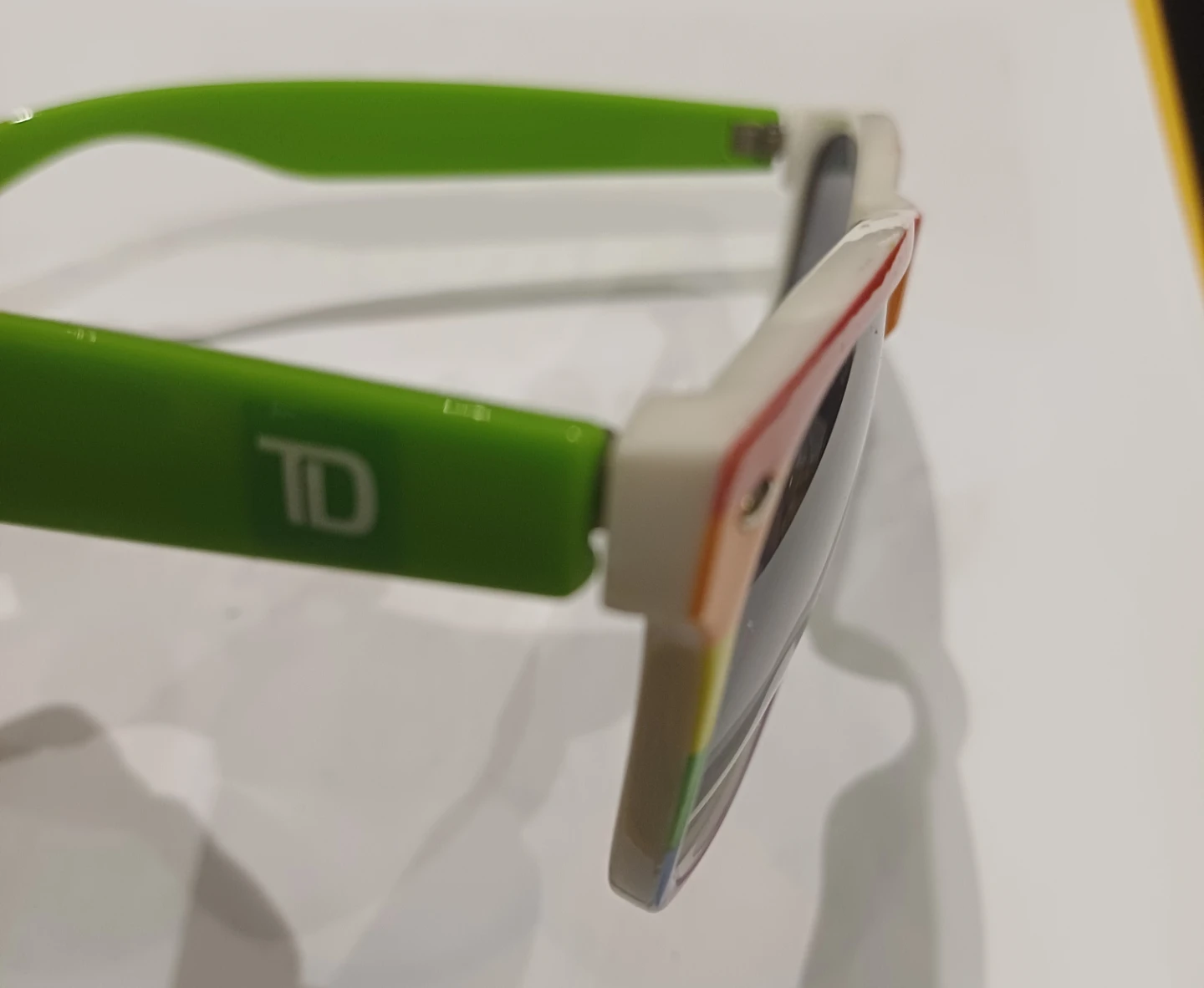 Rainbow Pride Sunglasses, TD logo on arm - photo 4