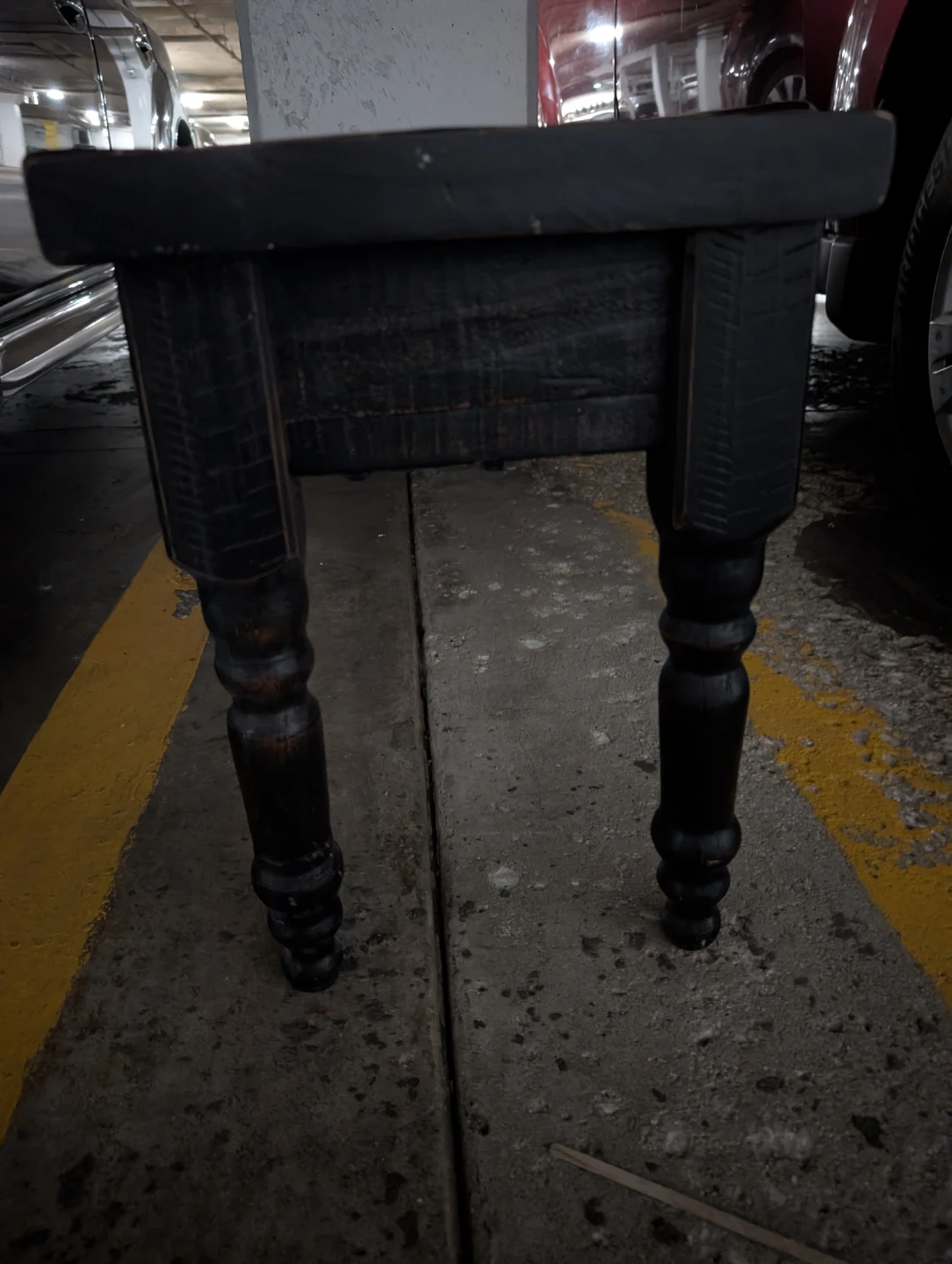 Dark Wood Accent entryway bench - photo 2