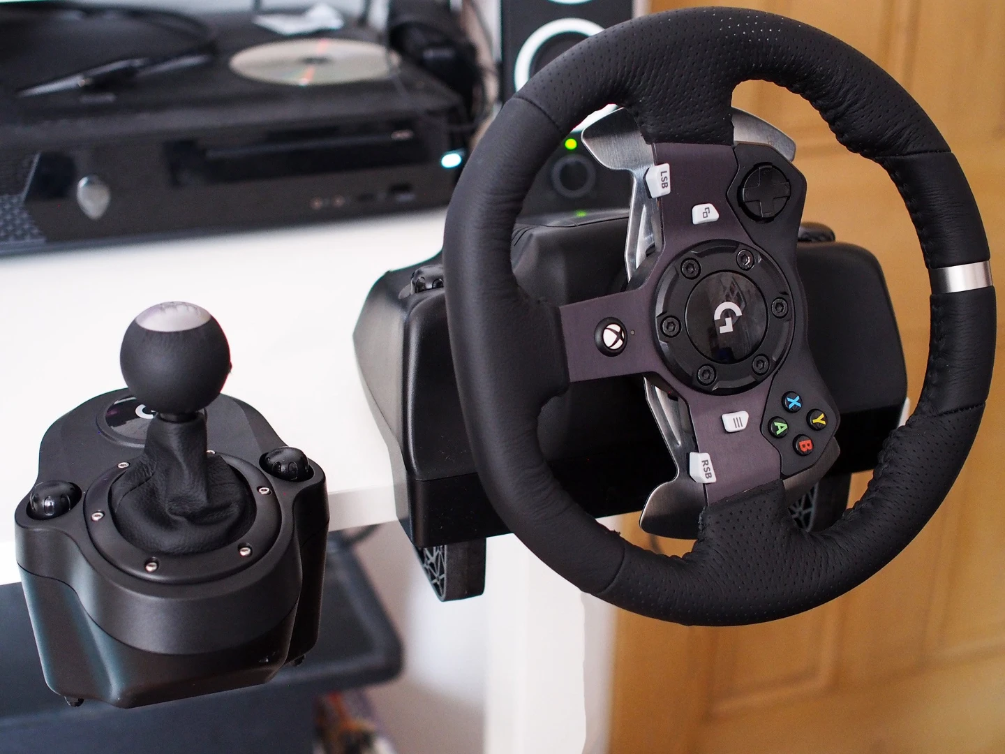 Logitech G920  Racing Wheel Pedals and Shifter - photo 2