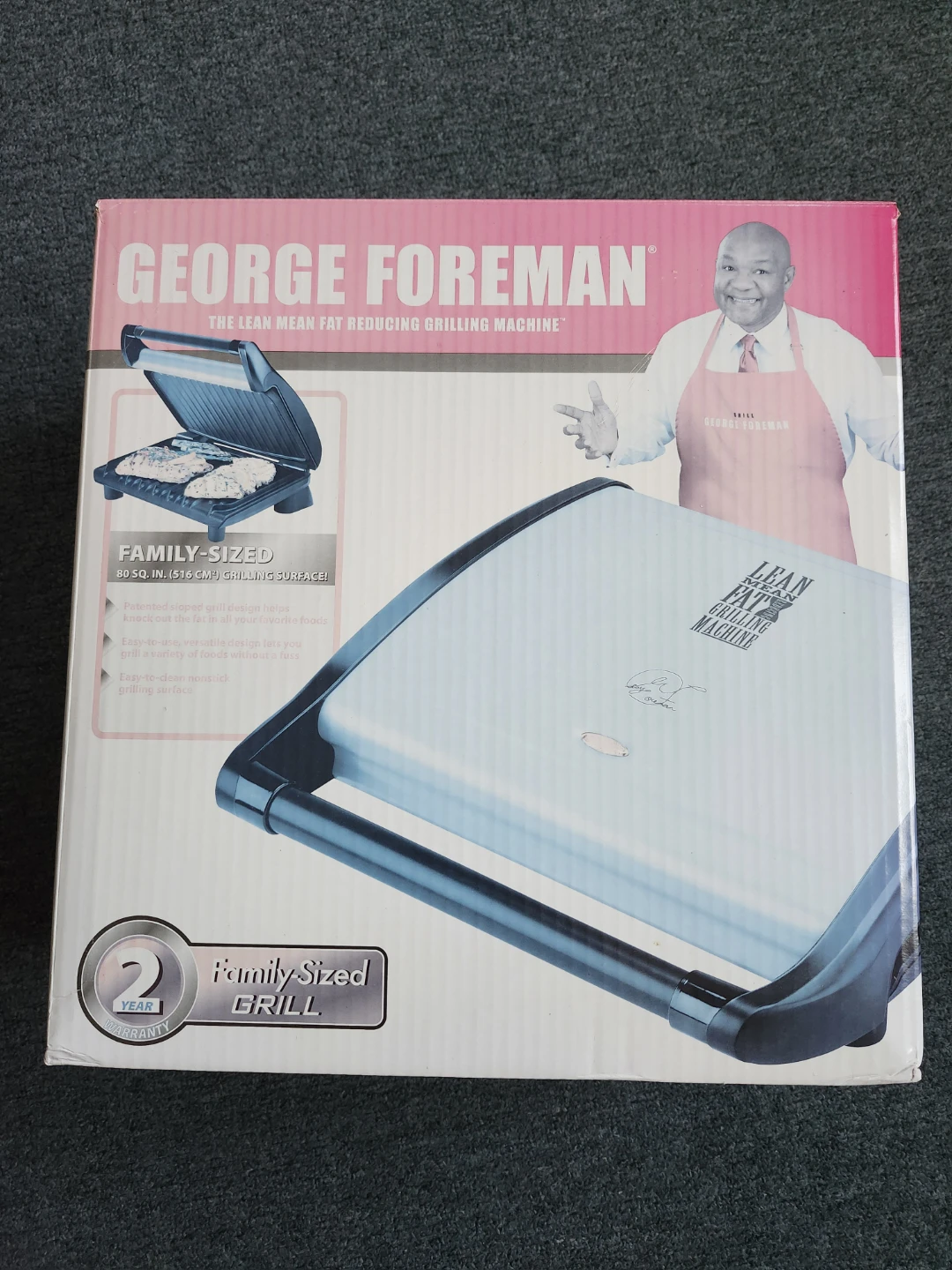 George Foreman Lean Mean Fat Reducing Grilling Machine