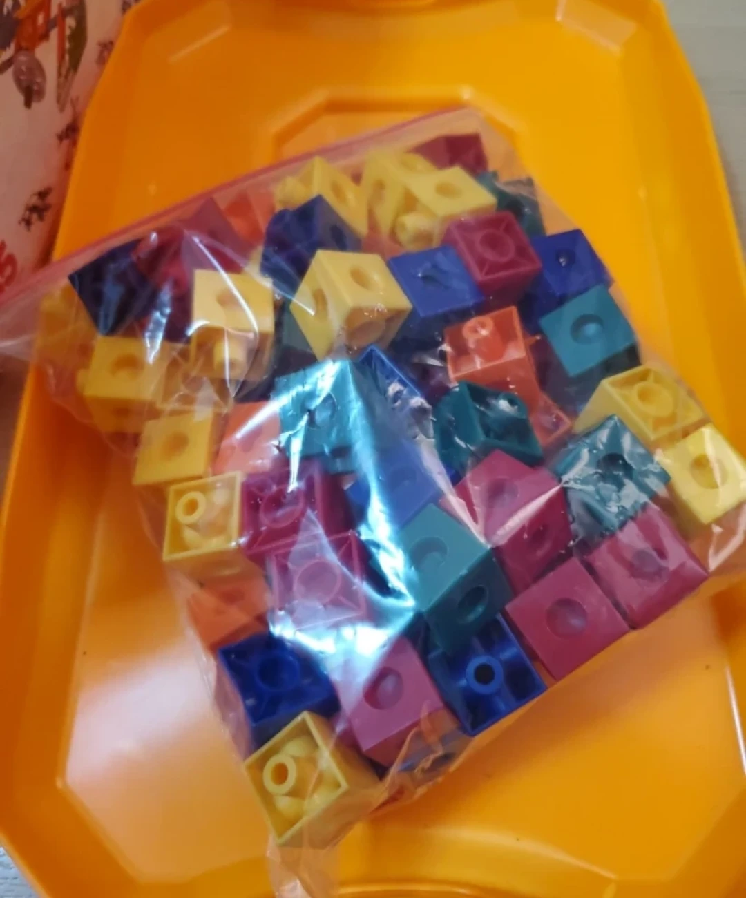 Plastic counting cubes - photo 2