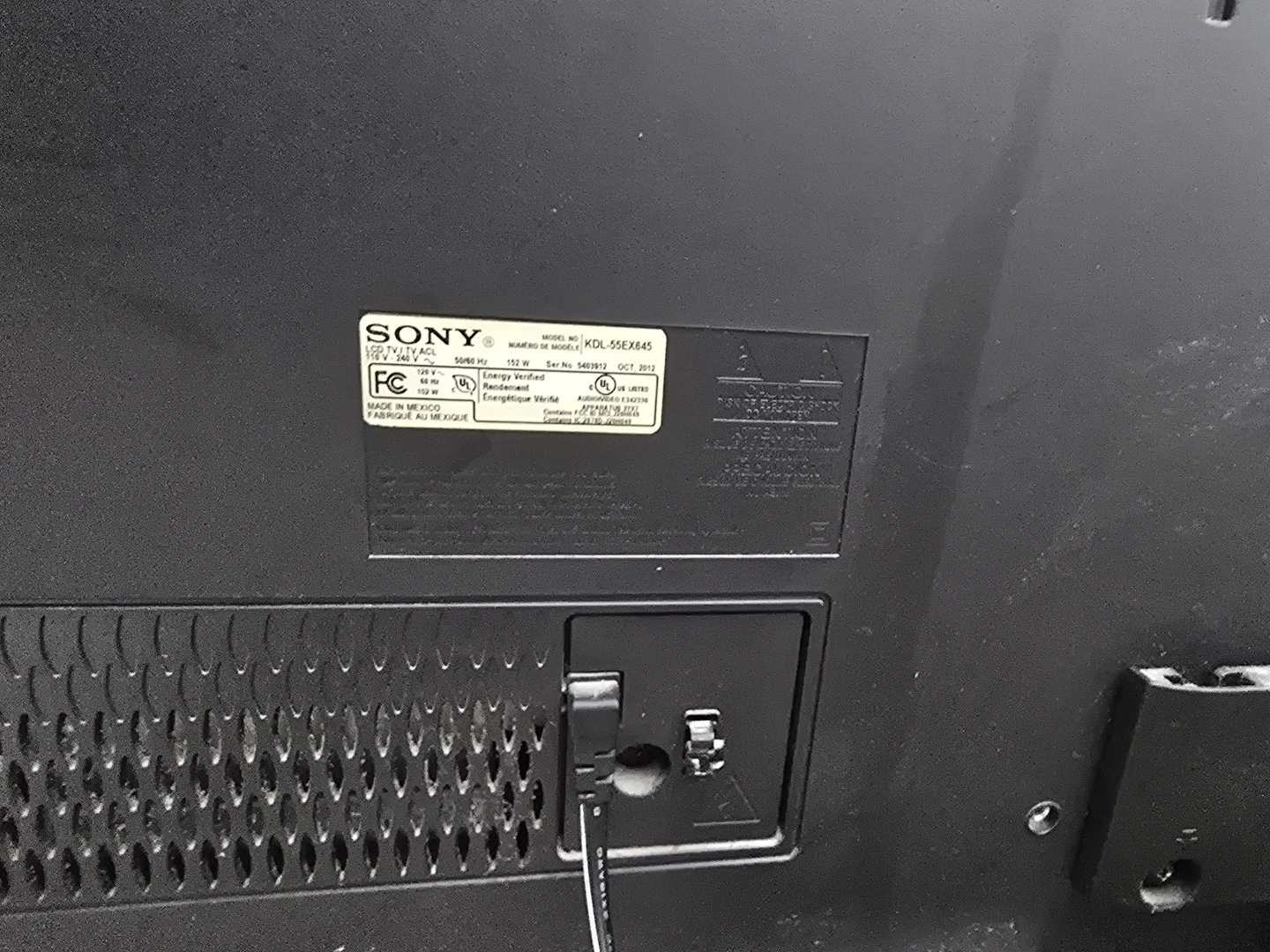 Sony TV 55 for parts - photo 4