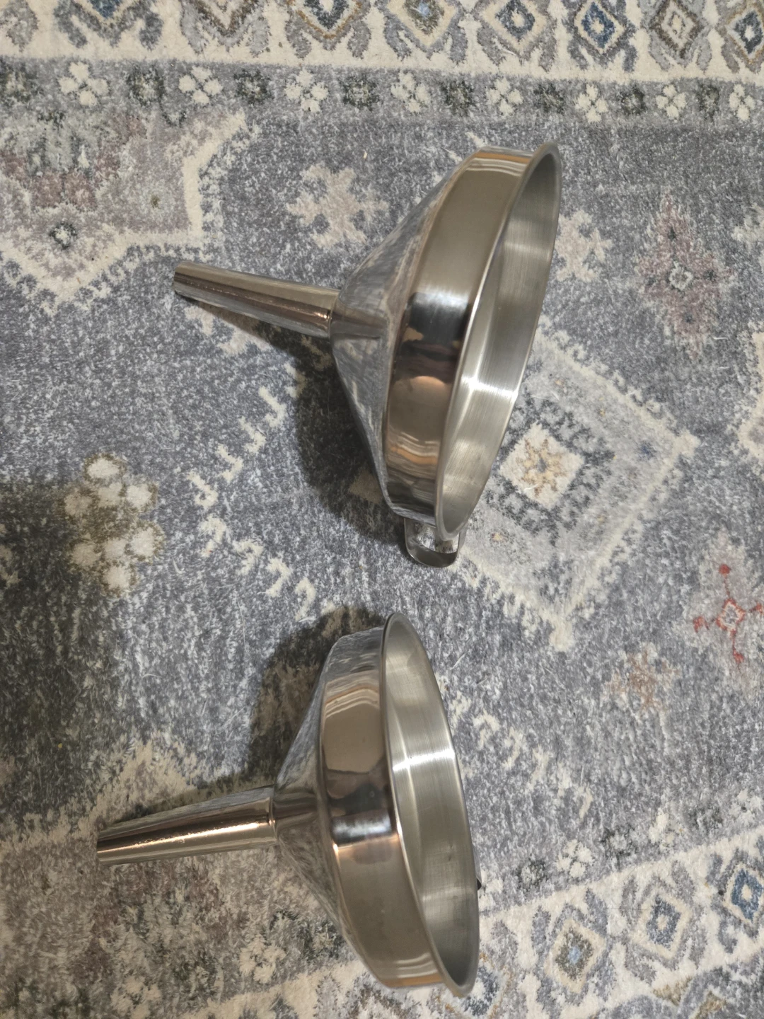 Two Metal Funnels $5 for both
