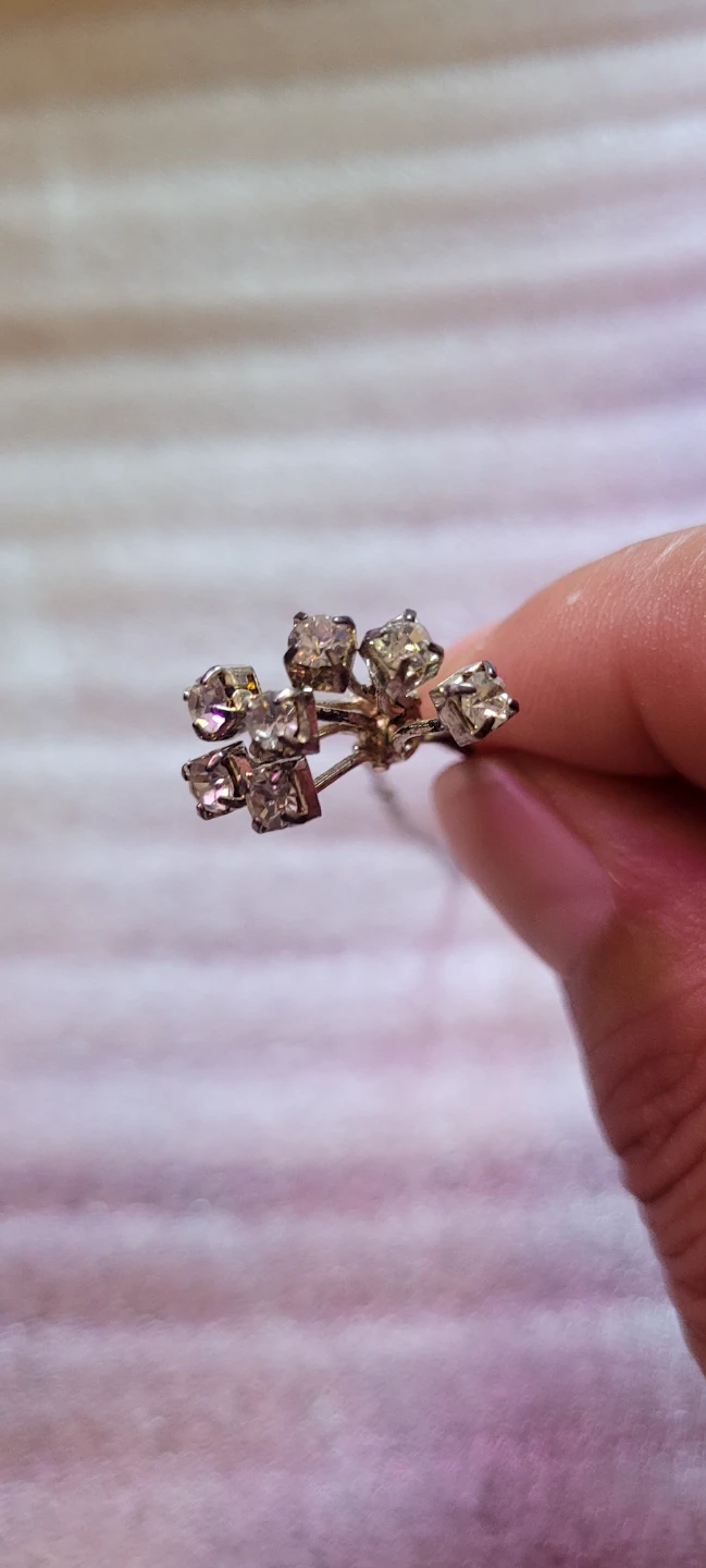 Rhinestone Flower Hair Pin - photo 2