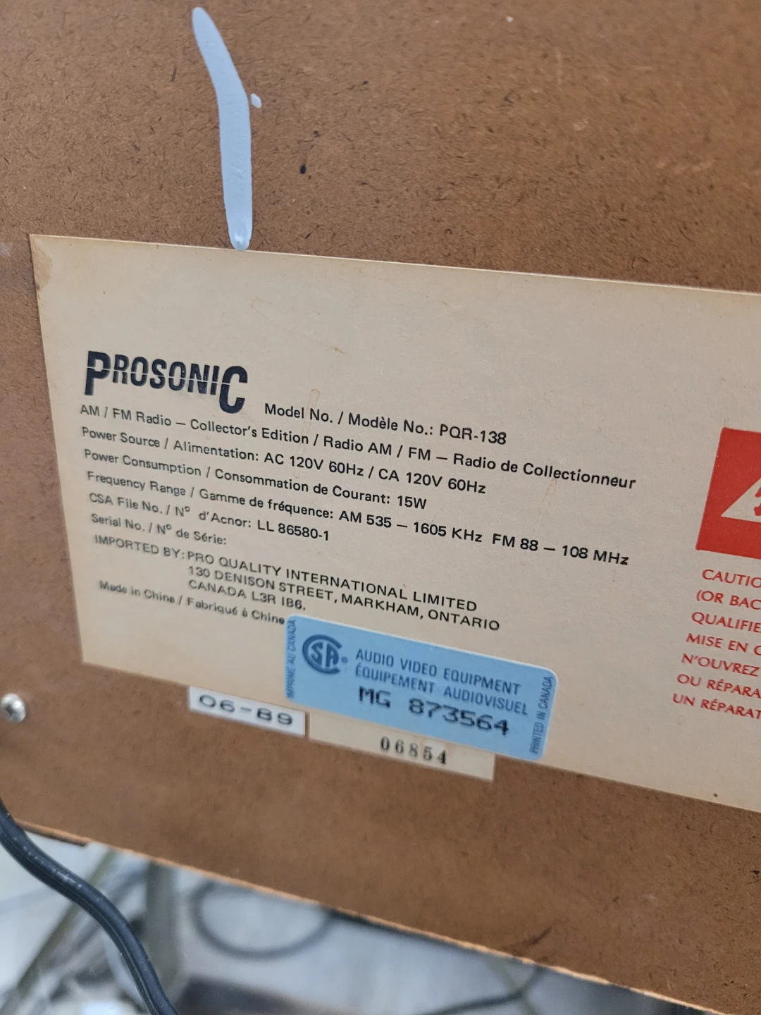 Prosonic Collector's Edition Radio - photo 5