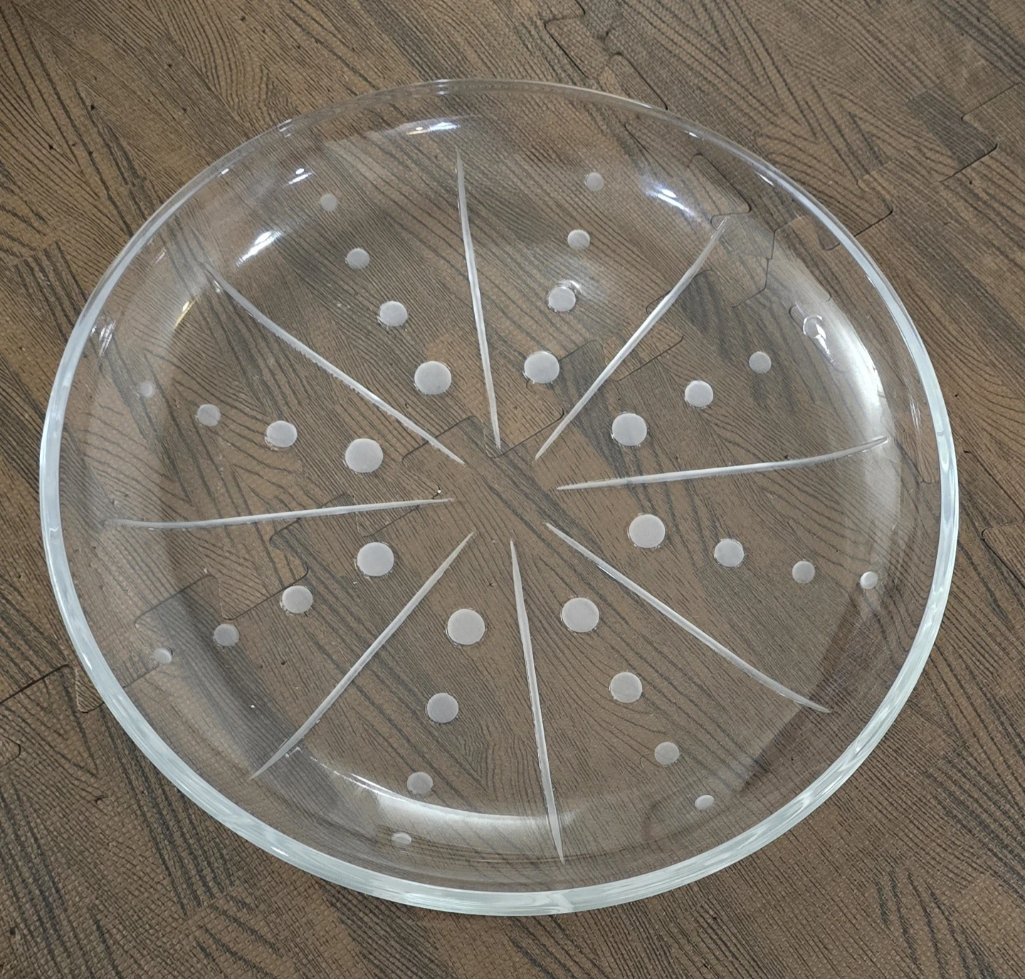 Mikasa Cheers Glass Serving Dish Platter