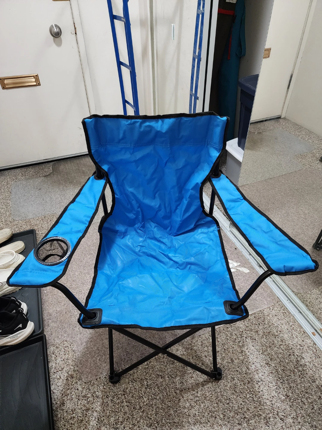 Blue Folding Camp Chair