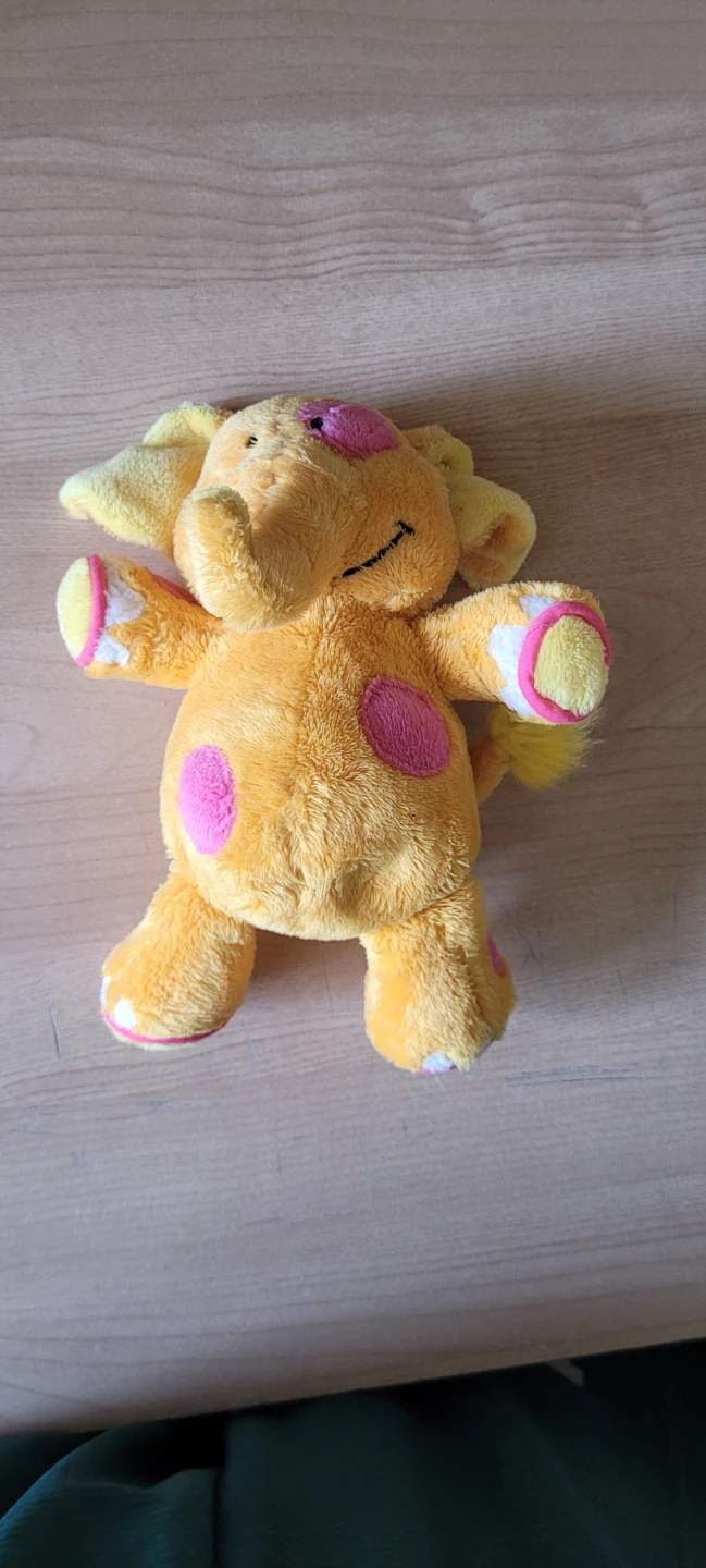 Orange Elephant Plush Toy - photo 2