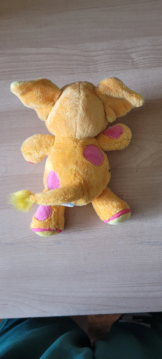 Orange Elephant Plush Toy - photo 3