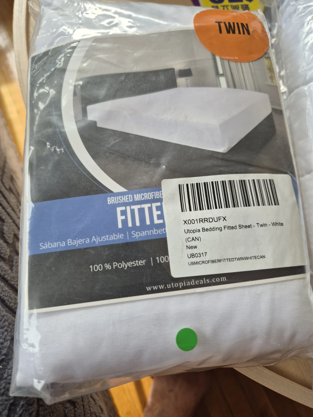 Utopia Bedding Fitted Sheet - Twin - White