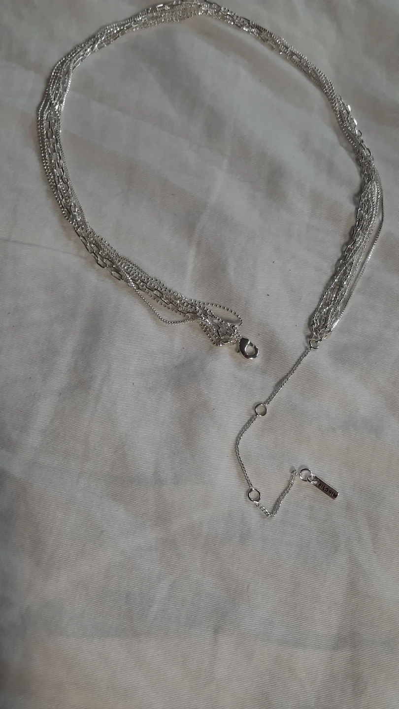 Pilgrim Multi-Strand Silver Necklace and Bracelet set - photo 4
