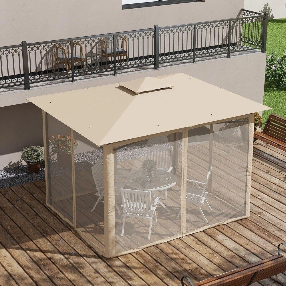BN <> Full Set of  Gazebo Canopy with Mosquito Netting - photo 2